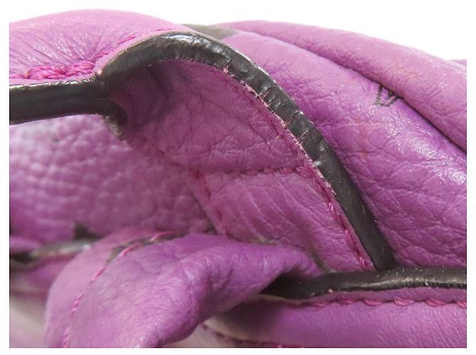 Zaino in PVC viola da donna MCM Porpora - vista 14