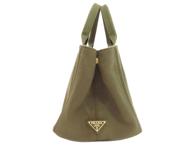 Bolso Tote 2-Way Prada BN2642 Canapa Verde - vista 3