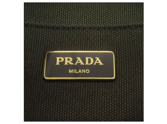 Bolso Tote 2-Way Prada BN2642 Canapa Verde - vista 6