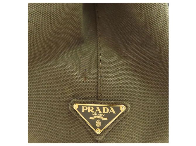Bolso Tote 2-Way Prada BN2642 Canapa Verde - vista 7