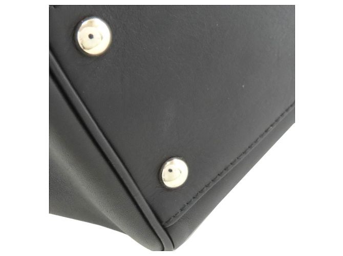 Borsa Tote Gucci Horsebit Pattern Nero - vista 12
