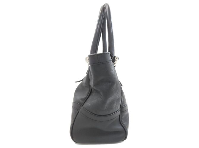 Borsa Tote Gucci Horsebit Pattern Nero - vista 3