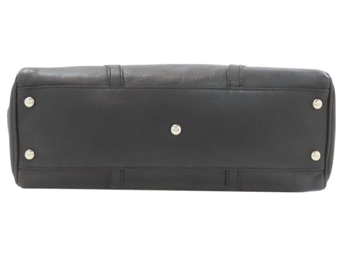 Borsa Tote Gucci Horsebit Pattern Nero - vista 4