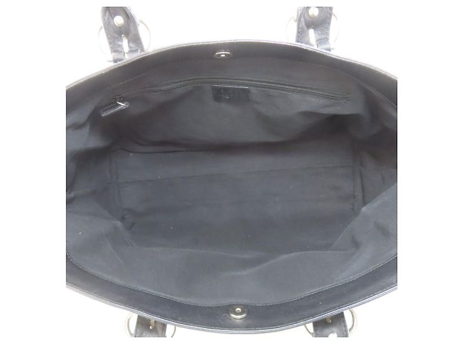Borsa Tote Gucci Horsebit Pattern Nero - vista 5