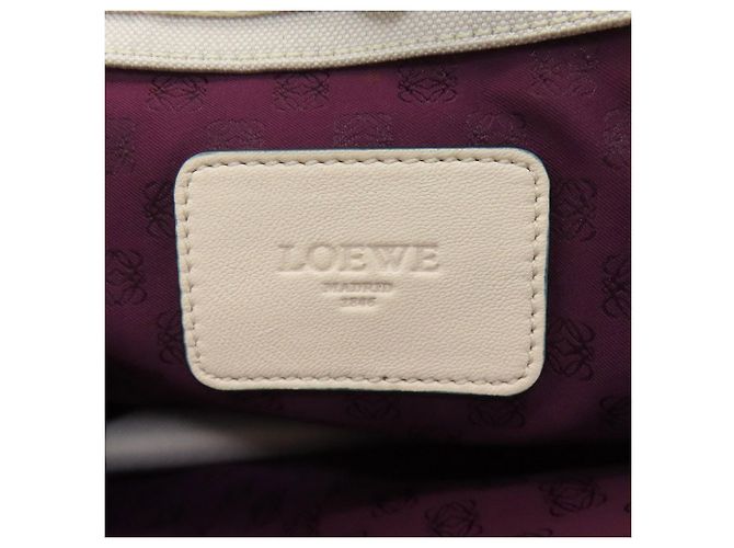 Borsa Tote Loewe Anagram Button Grigio - vista 6