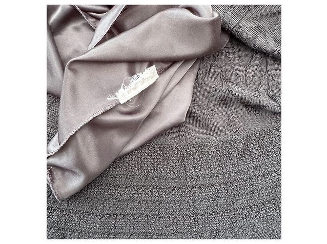 M Missoni Strickkleid Schwarz Chevron - Ansicht 4