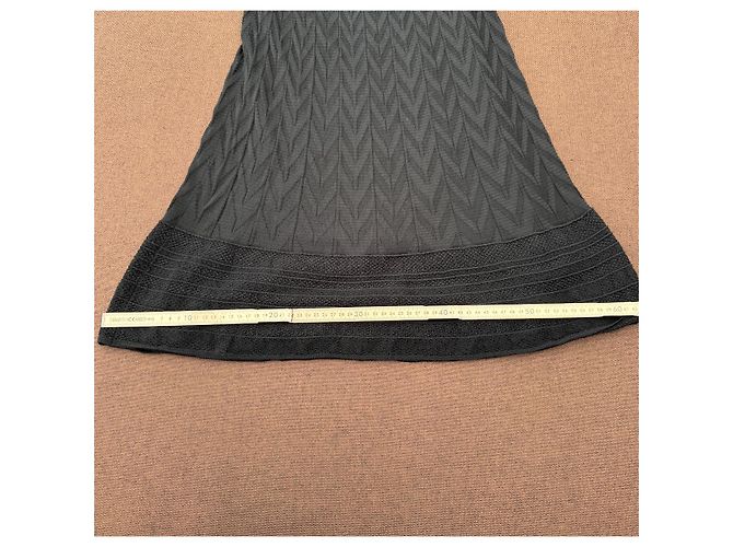M Missoni Strickkleid Schwarz Chevron - Ansicht 7