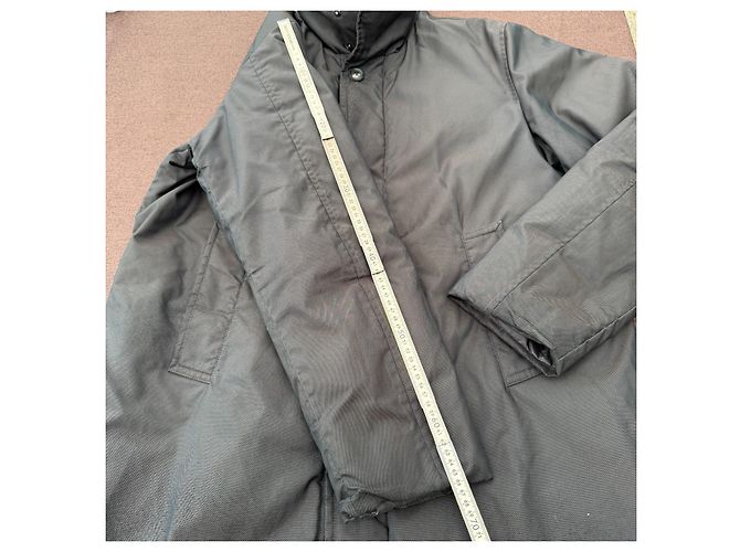 Piumino lungo Moncler Uomo - Blu scuro Nero Blu navy - vista 10