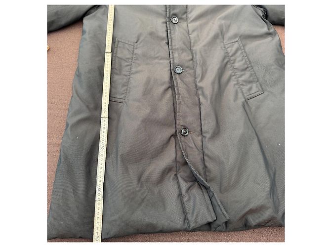 Piumino lungo Moncler Uomo - Blu scuro Nero Blu navy - vista 9