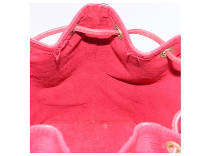 Borsa a Spalla LOUIS VUITTON Epi Petit Noe Rosso M44107 LV Auth 188820 - vista 19