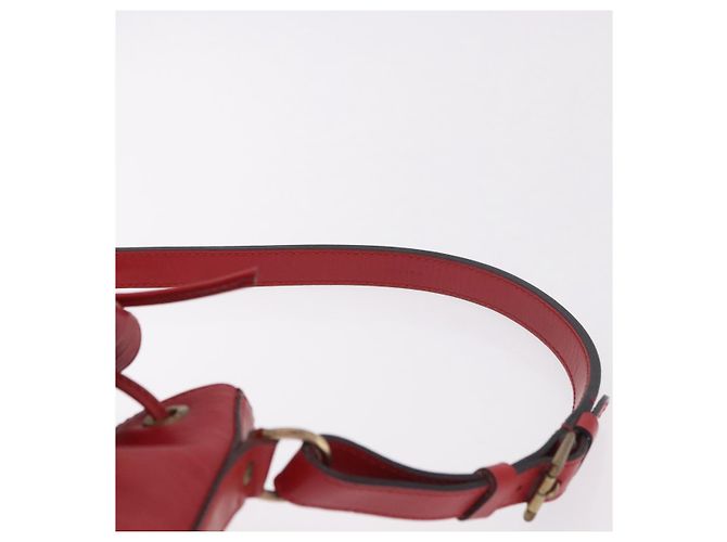 Borsa a Spalla LOUIS VUITTON Epi Petit Noe Rosso M44107 LV Auth 188820 - vista 8