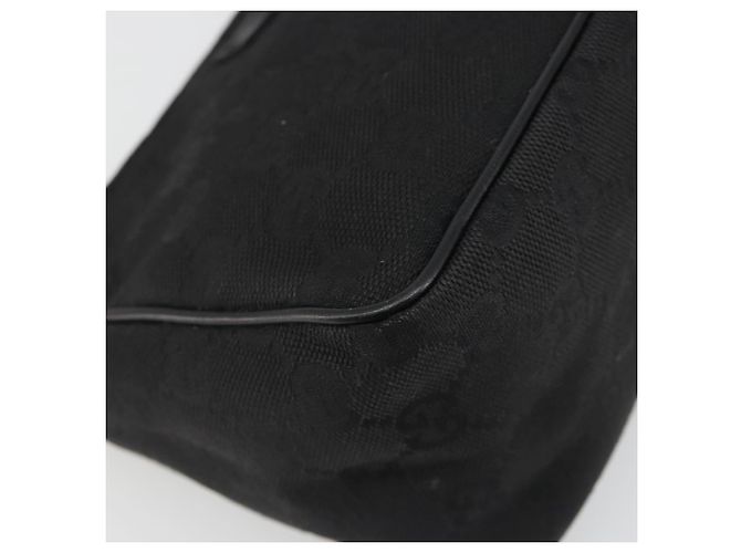Borsa GUCCI GG Canvas Nera Oro 106644 Auth mr2539A Nero D'oro - vista 14
