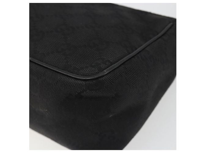 Borsa GUCCI GG Canvas Nera Oro 106644 Auth mr2539A Nero D'oro - vista 15