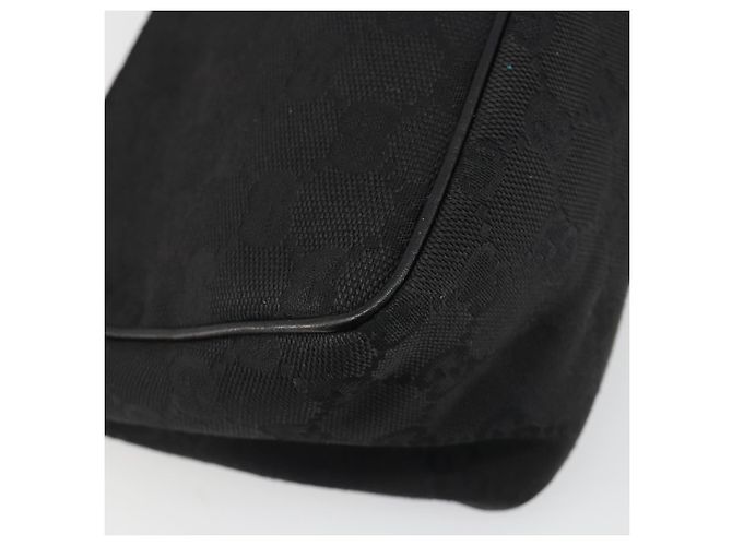 Borsa GUCCI GG Canvas Nera Oro 106644 Auth mr2539A Nero D'oro - vista 16