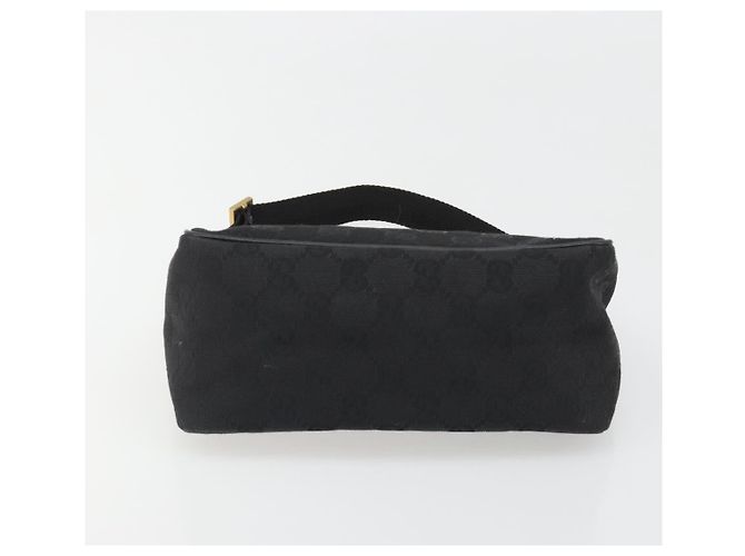 Borsa GUCCI GG Canvas Nera Oro 106644 Auth mr2539A Nero D'oro - vista 5