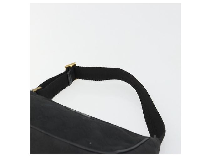 Borsa GUCCI GG Canvas Nera Oro 106644 Auth mr2539A Nero D'oro - vista 8