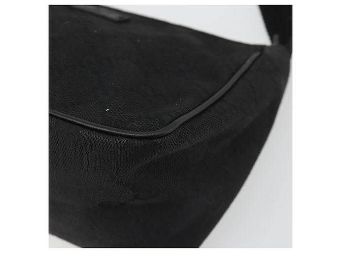 Borsa GUCCI GG Canvas Nera Oro 106644 Auth mr2539A Nero D'oro - vista 9