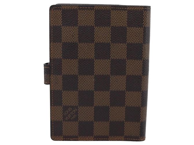 LOUIS VUITTON Damier Ebene Agenda PM Day Planner Cover R20700 LV Auth BA13650 - vista 2