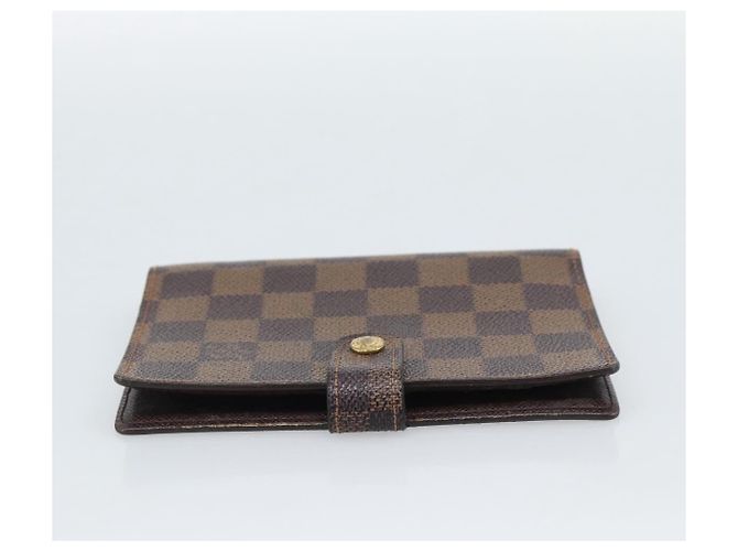 LOUIS VUITTON Damier Ebene Agenda PM Day Planner Cover R20700 LV Auth BA13650 - vista 3