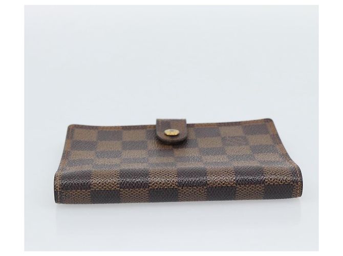 LOUIS VUITTON Damier Ebene Agenda PM Day Planner Cover R20700 LV Auth BA13650 - vista 4