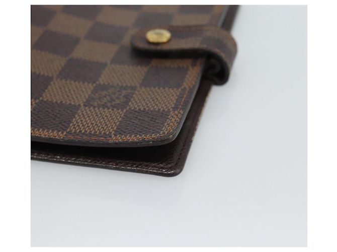 LOUIS VUITTON Damier Ebene Agenda PM Day Planner Cover R20700 LV Auth BA13650 - vista 7