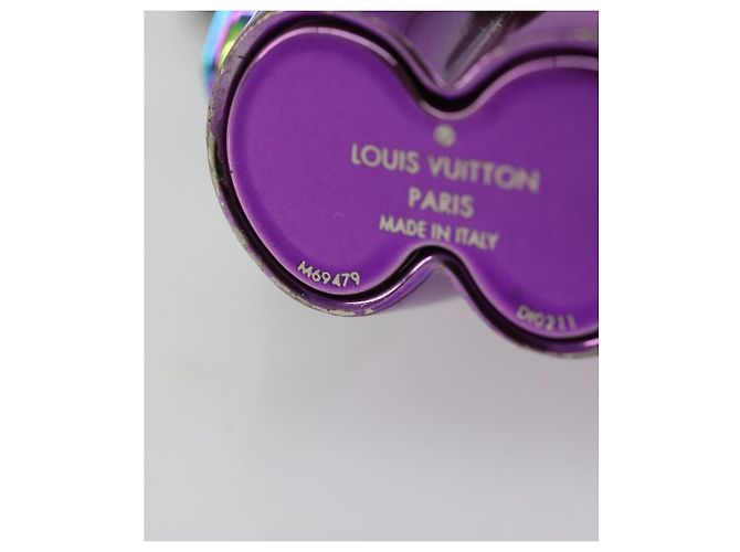 LOUIS VUITTON Monogram Eclipse Vivienne DJ Bag Charm M69479 LV Auth 187425SAM Porpora Monogramma - vista 11