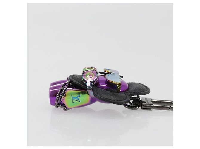 LOUIS VUITTON Monogram Eclipse Vivienne DJ Bag Charm M69479 LV Auth 187425SAM Porpora Monogramma - vista 14
