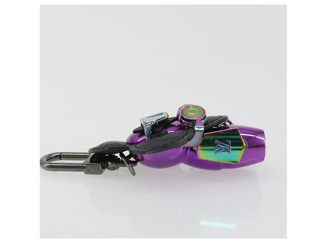 LOUIS VUITTON Monogram Eclipse Vivienne DJ Bag Charm M69479 LV Auth 187425SAM Porpora Monogramma - vista 15