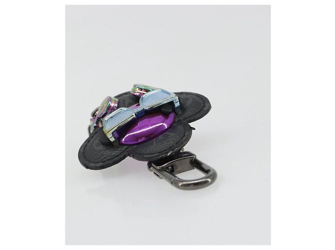 LOUIS VUITTON Monogram Eclipse Vivienne DJ Bag Charm M69479 LV Auth 187425SAM Porpora Monogramma - vista 16