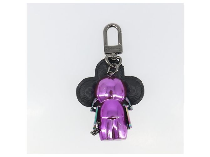LOUIS VUITTON Monogram Eclipse Vivienne DJ Bag Charm M69479 LV Auth 187425SAM Porpora Monogramma - vista 5