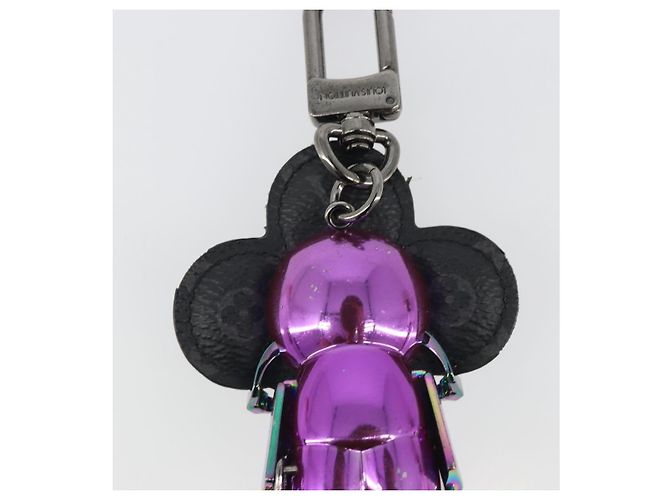 LOUIS VUITTON Monogram Eclipse Vivienne DJ Bag Charm M69479 LV Auth 187425SAM Porpora Monogramma - vista 7
