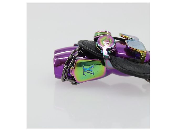 LOUIS VUITTON Monogram Eclipse Vivienne DJ Bag Charm M69479 LV Auth 187425SAM Porpora Monogramma - vista 9