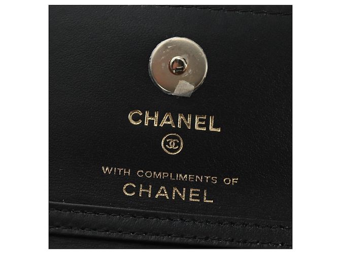 CHANEL Mini Matelasse Chain Shoulder Pouch Satin Beige Silver CC Auth 188736M Argento - vista 19
