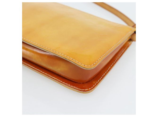 LOUIS VUITTON Monogram Vernis Lexington Pouch Beige M91010 LV Auth ka4881 - vista 14