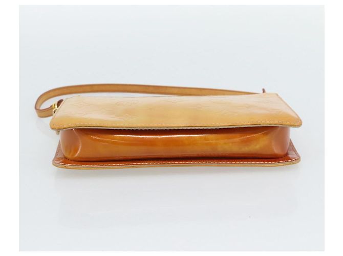 LOUIS VUITTON Monogram Vernis Lexington Pouch Beige M91010 LV Auth ka4881 - vista 5