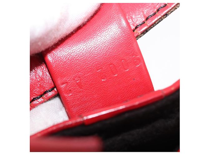 LOUIS VUITTON Epi Randonnee GM Shoulder Bag Red M43087 LV Auth bs35628 Rosso - vista 12