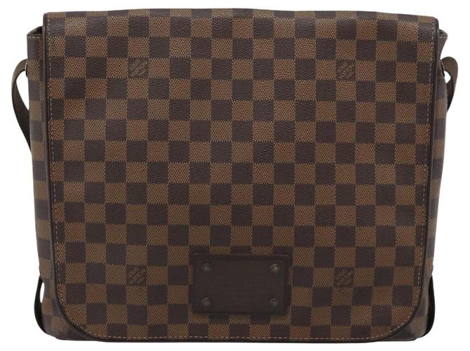 LOUIS VUITTON Borsa a spalla Damier Ebene Brooklyn MM N51211 LV Auth ka4886 - vista 13