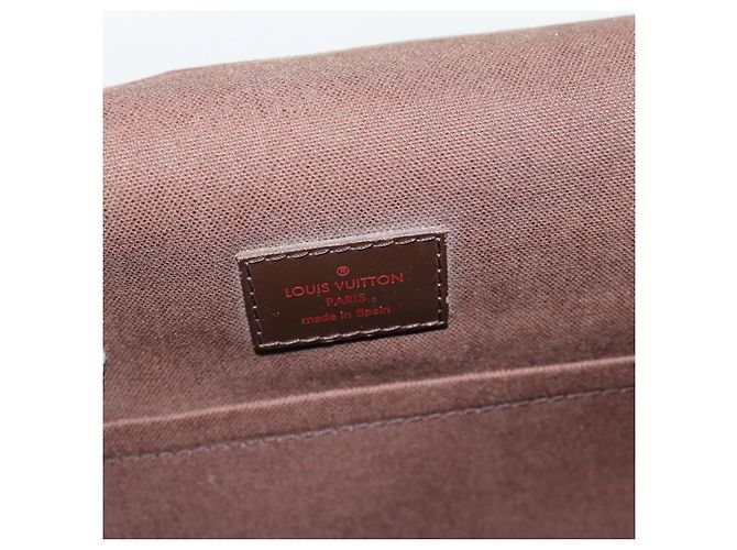 LOUIS VUITTON Borsa a spalla Damier Ebene Brooklyn MM N51211 LV Auth ka4886 - vista 19