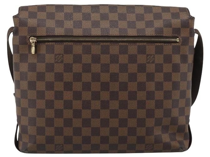 LOUIS VUITTON Borsa a spalla Damier Ebene Brooklyn MM N51211 LV Auth ka4886 - vista 2