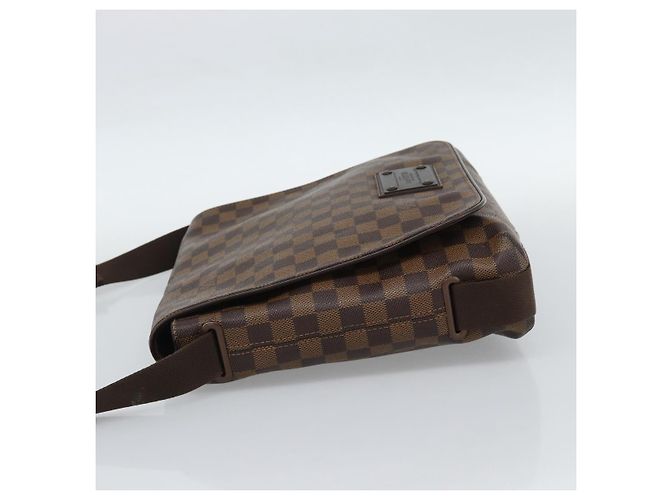 LOUIS VUITTON Borsa a spalla Damier Ebene Brooklyn MM N51211 LV Auth ka4886 - vista 3