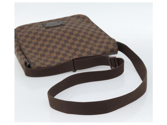 LOUIS VUITTON Borsa a spalla Damier Ebene Brooklyn MM N51211 LV Auth ka4886 - vista 7