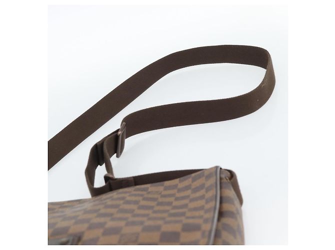LOUIS VUITTON Borsa a spalla Damier Ebene Brooklyn MM N51211 LV Auth ka4886 - vista 8