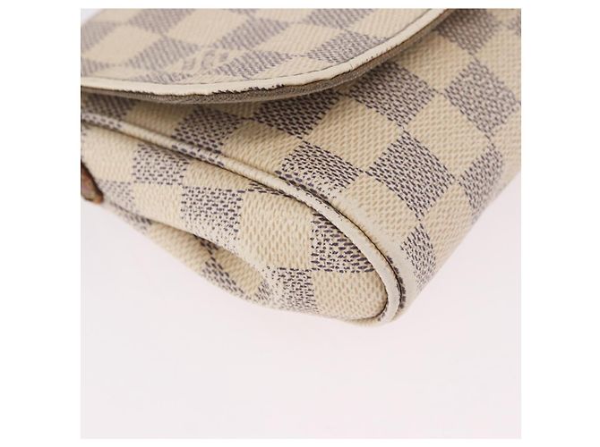 LOUIS VUITTON Borsa a tracolla Damier Azur Favorit PM 2way N41277 LV Auth bs35626 - vista 16