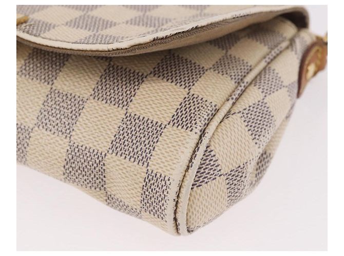 LOUIS VUITTON Borsa a tracolla Damier Azur Favorit PM 2way N41277 LV Auth bs35626 - vista 17