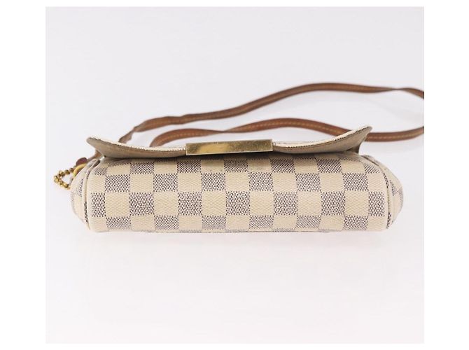 LOUIS VUITTON Borsa a tracolla Damier Azur Favorit PM 2way N41277 LV Auth bs35626 - vista 5