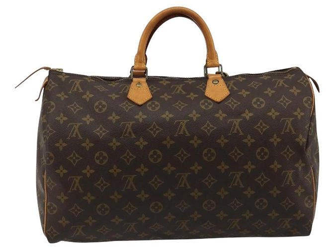 LOUIS VUITTON Borsa Monogram Speedy 40 M41522 LV Auth 188331SAV Monogramma - vista 2