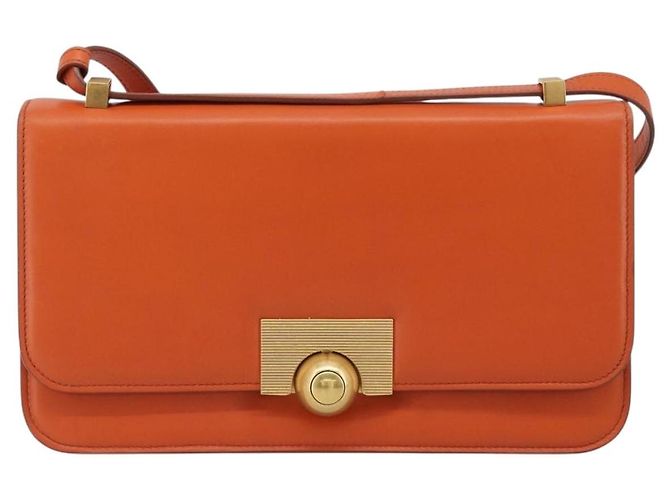 Borsa a Spalla BOTTEGA VENETA in Pelle Orange Gold Auth BA13577V D'oro Arancione - vista 13