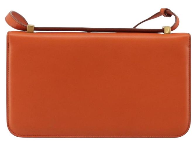 Borsa a Spalla BOTTEGA VENETA in Pelle Orange Gold Auth BA13577V D'oro Arancione - vista 2