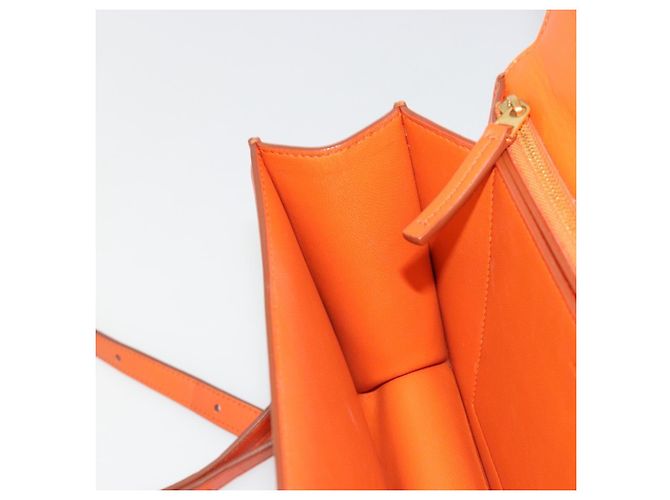 Borsa a Spalla BOTTEGA VENETA in Pelle Orange Gold Auth BA13577V D'oro Arancione - vista 21