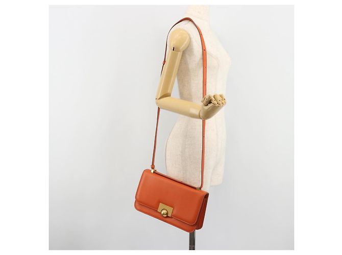 Borsa a Spalla BOTTEGA VENETA in Pelle Orange Gold Auth BA13577V D'oro Arancione - vista 25
